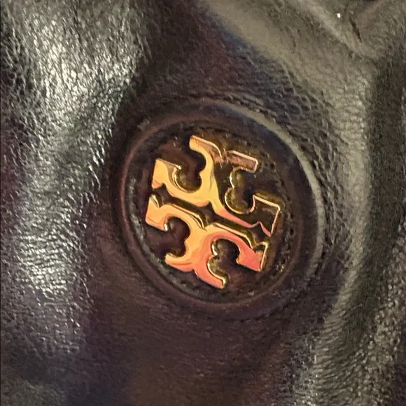 Tory Burch Dena Hobo Leather Shoulder Bag - Picture 10 of 14